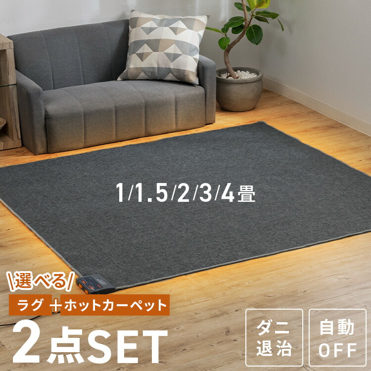 楽天市場】テクノス ホットカーペット4畳の通販