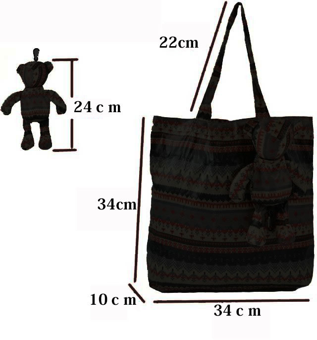 楽天市場】【かわいいエコバッグ♪】くまさん エコバッグ 5500 dogwood