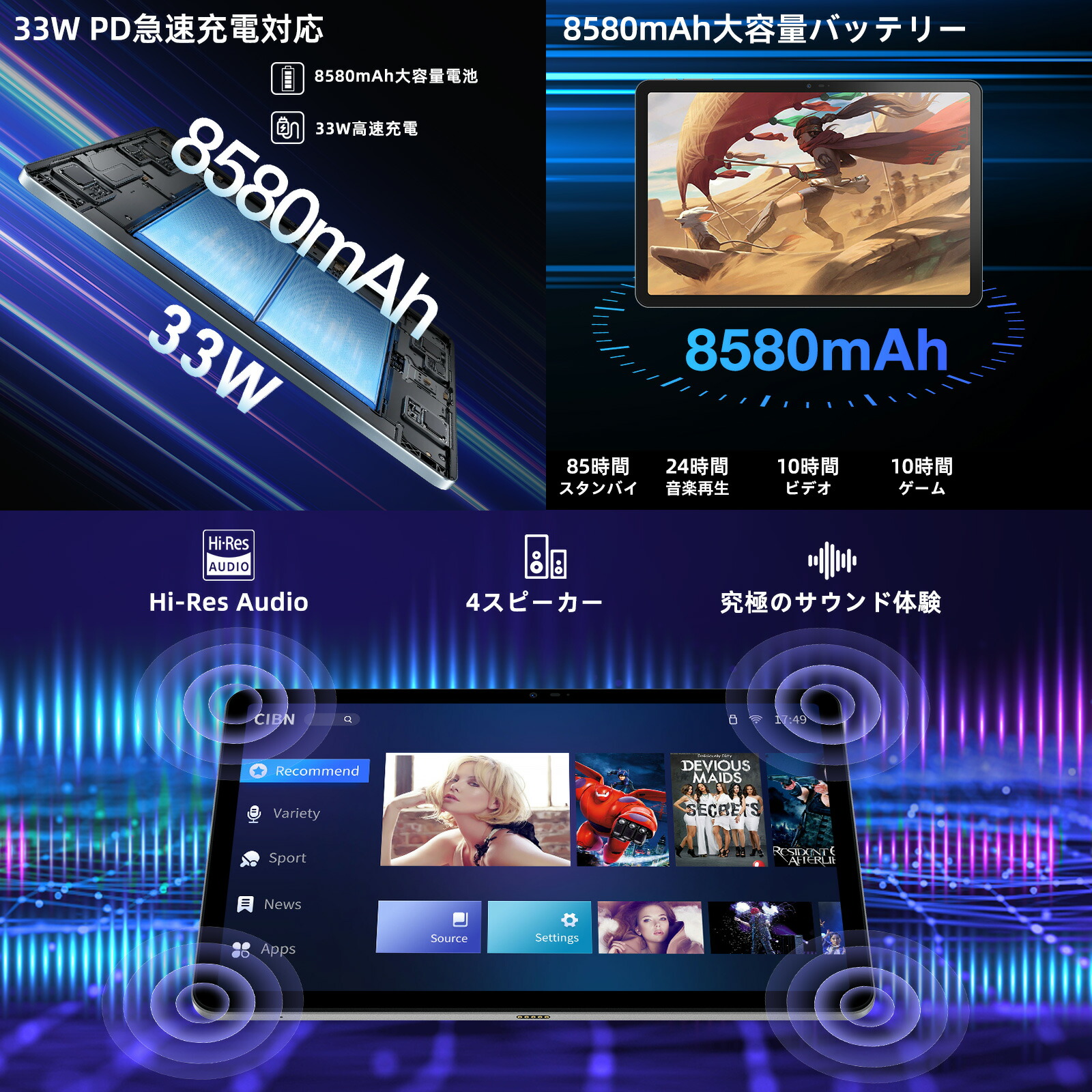 楽天市場】【数限定9000円オフ】DOOGEE T30 Pro Android14 タブレット