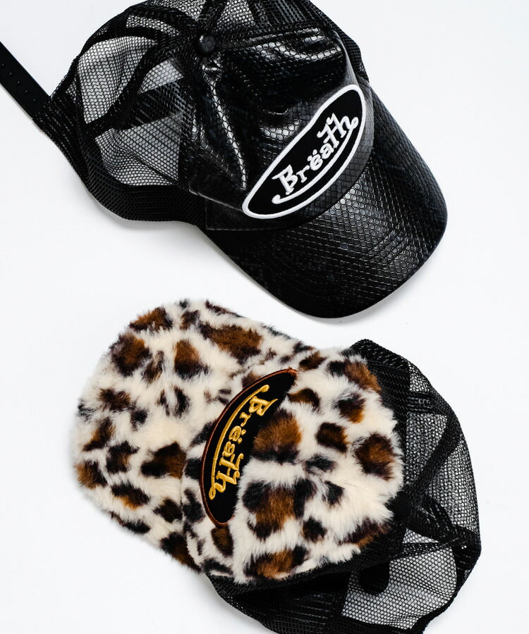 楽天市場】BREATH ブレス メンズ キャップ FAUX LEOPARD FUR CAP