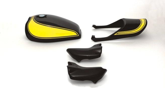 楽天市場】ゼファー400スチールタンクペイント済外装セット