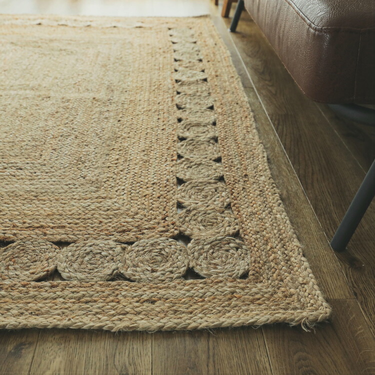 楽天市場】ラグ 麻 100×140 ジュート 長方形 麻ラグ ラグマット