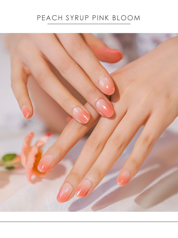 楽天市場】【即納】 EDGEU エッジユー PEACH SYRUP PINK BLOOM ネイル