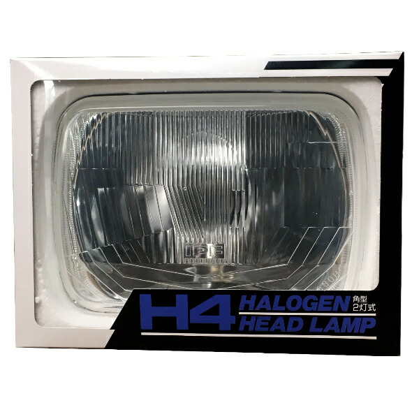 楽天市場】IPF 国産 ヘッドランプ 角型2灯式 ポジションランプ付 左右