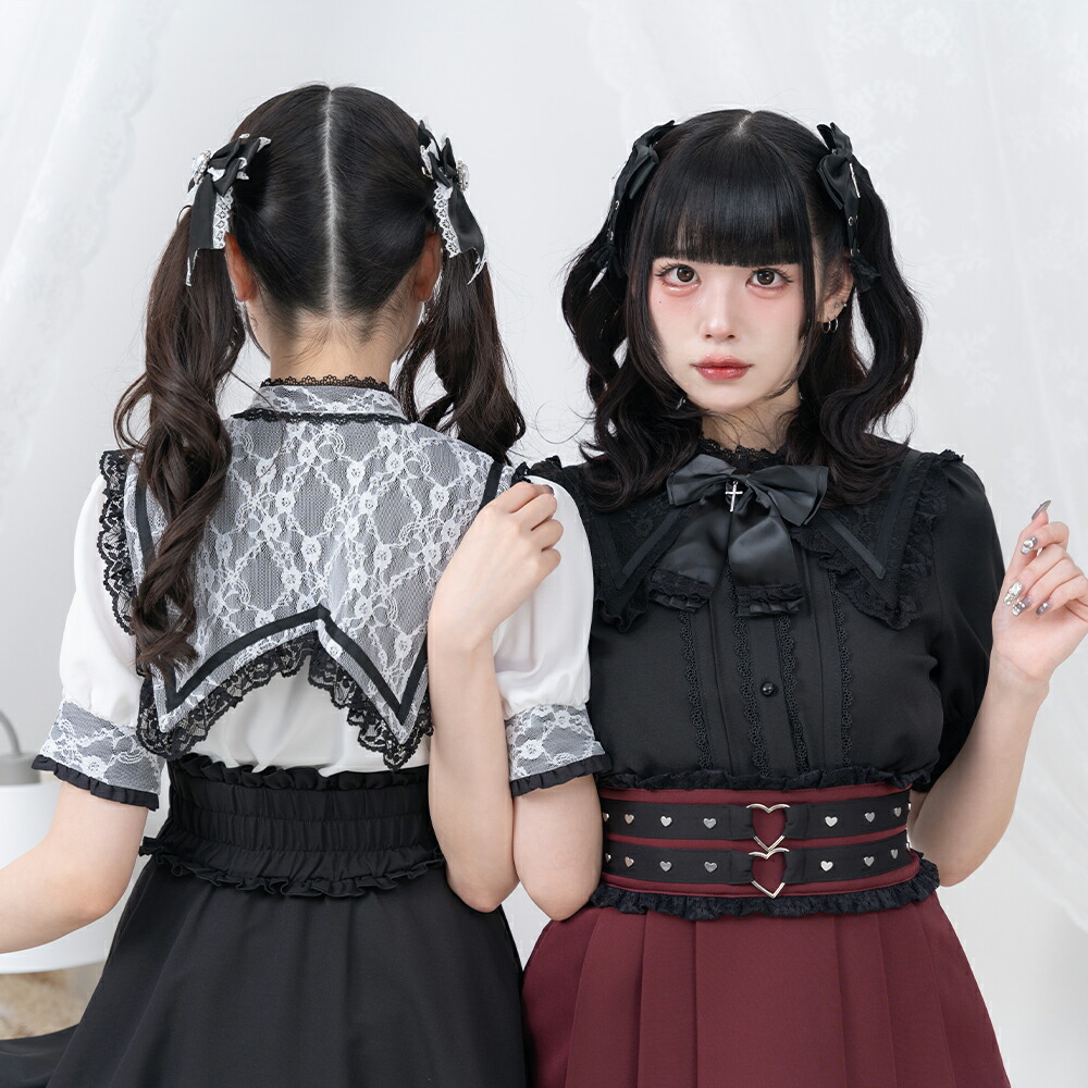 地雷 マーズ セーラー ブラウス 十字架リボン ノエミー スカパン