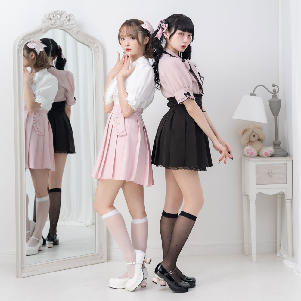 楽天市場】【SALE】マカロンヒールロリータパンプス 靴 レディース