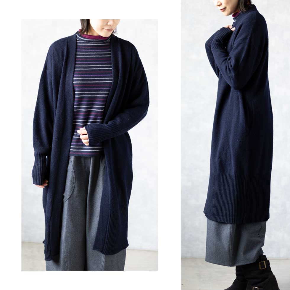 楽天市場】『ヤク100％ロングトッパーカーディガン（コーディガン