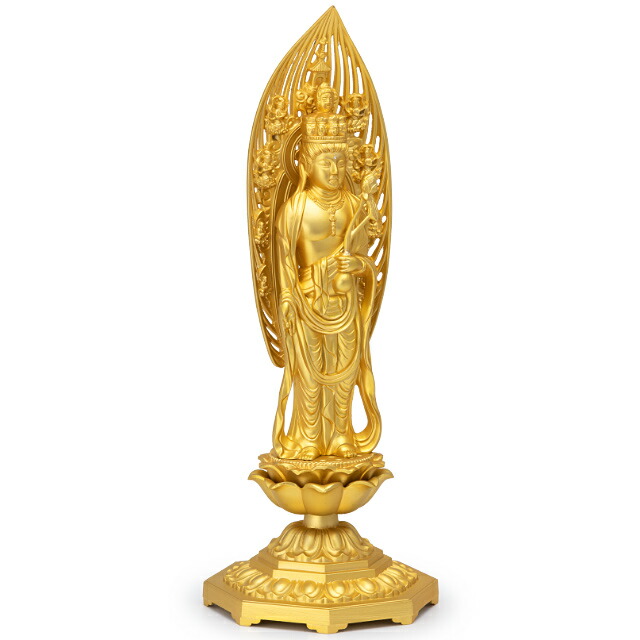 楽天市場】十一面観音菩薩 合金製 24cm【牧田秀雲作】 高さ24cm×巾8.8