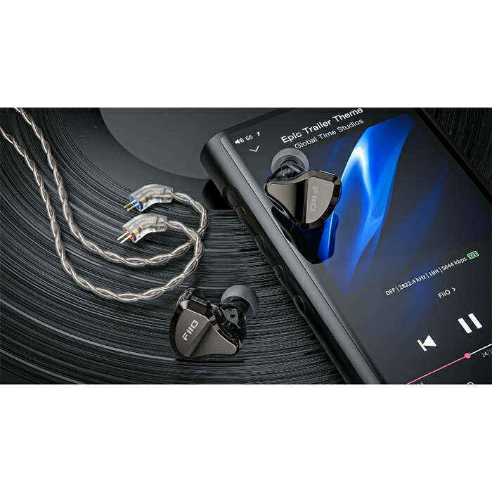 楽天市場】FIIO JH5 Black 有線イヤホン カナル型 耳かけ型 シュア掛け
