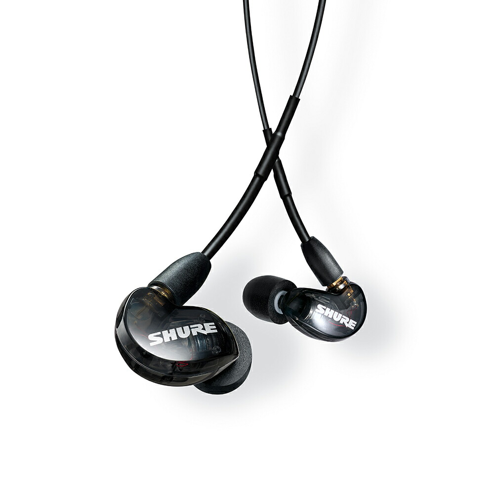 楽天市場】SHURE シュア SE215 ブラック Pro Line 有線イヤホン カナル