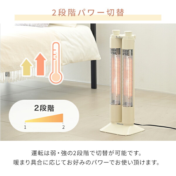 楽天市場】ヒーター 電気ストーブ ワイドレンジ カーボンヒーター