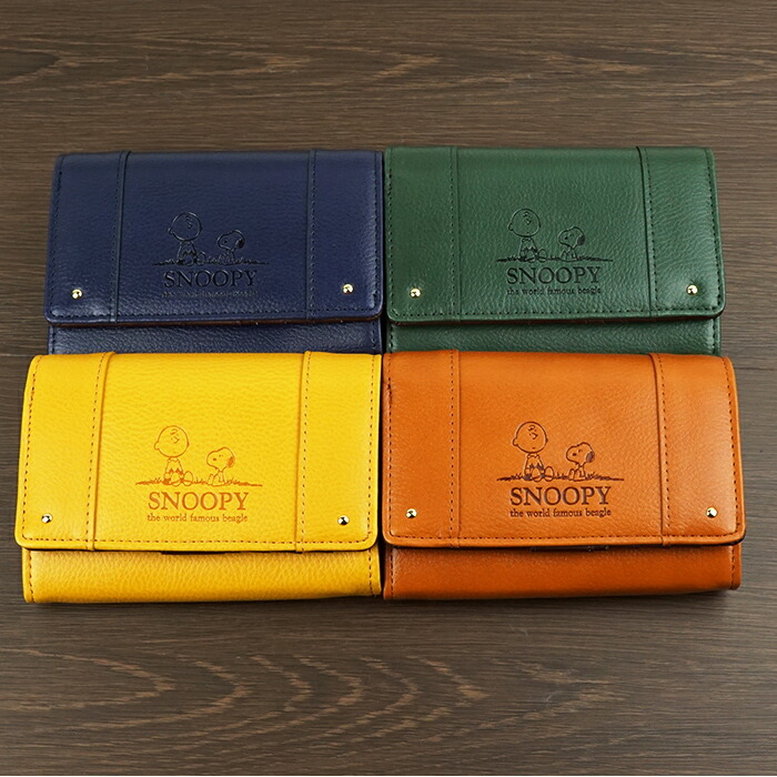 楽天市場】スヌーピー チャーリーブラウン 財布 二つ折り 折り財布