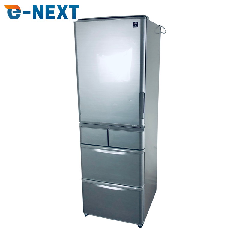 SHARP 冷蔵庫 SJ-W411 シルバー 冷蔵庫：シャープ SHARP 冷蔵庫 SJ