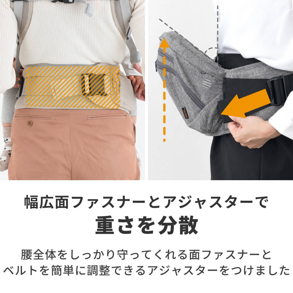 楽天市場】日本メーカー ヒップシート 肩紐付き Tran(トラン