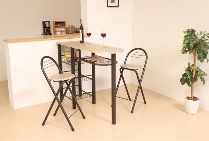 楽天市場】《弘益|KOEKI》カウンターテーブル 3点セット 幅120×高さ