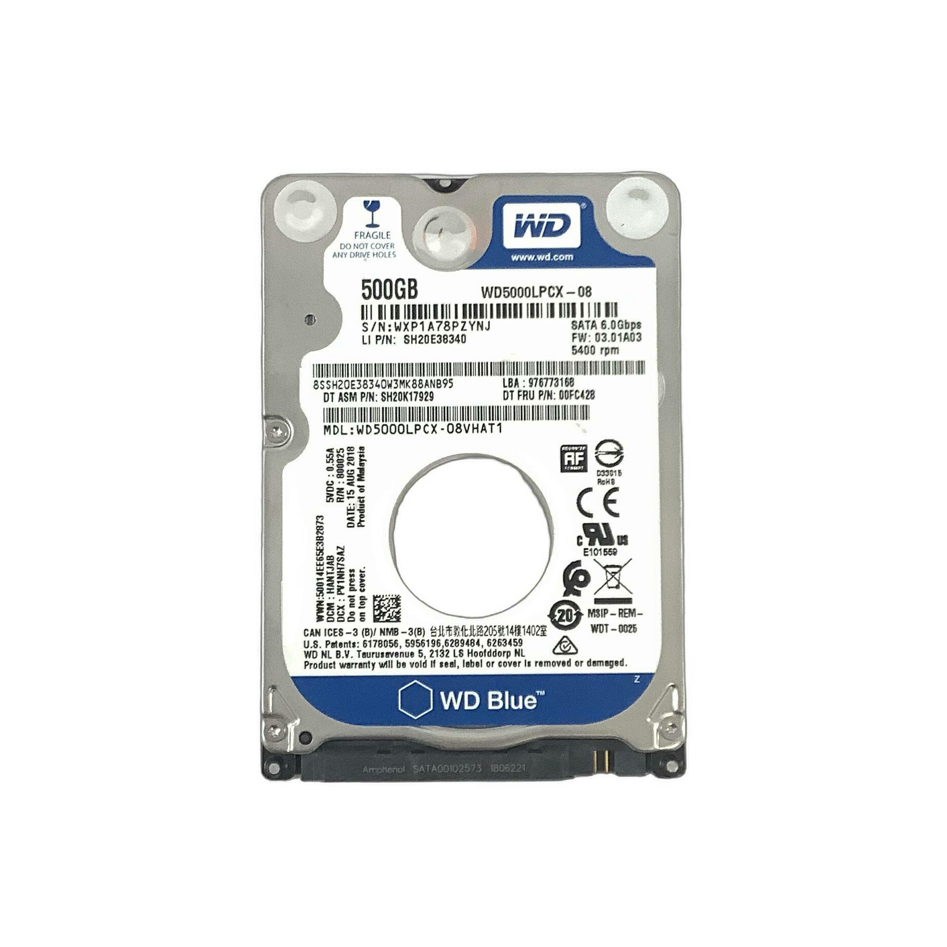 楽天市場】R156-500GB 2.5 インチ SATA HDD 1点 WD/HGST ☆7200rpm