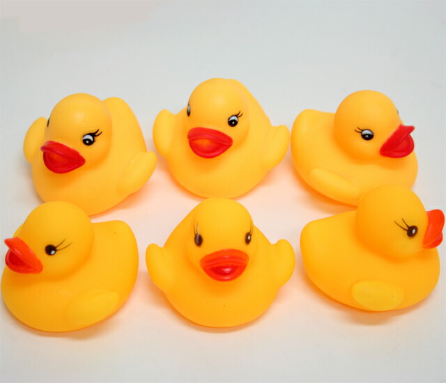 楽天市場】【黄】 うきうきアヒル 【大】 （うきうきあひる）笛付 50入