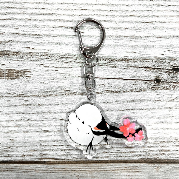 楽天市場】アクリルキーホルダー しっぽにさくら ◇ゆうパケット対応