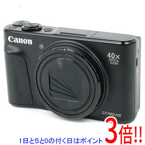 楽天市場】キヤノン powershot sx740hs ブラックの通販