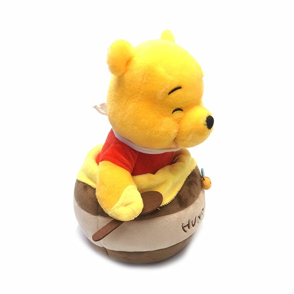 楽天市場】ぬいぐるみ プーさん はちみつのツボに入ったプーさんの