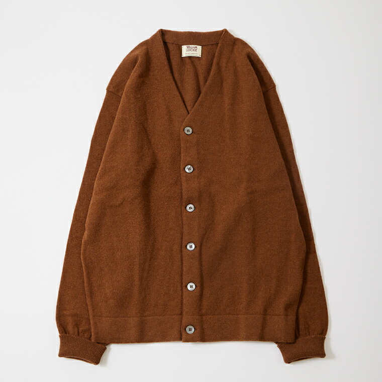 楽天市場】WILLIAM LOCKIE (ウィリアム ロッキー) LAMBSWOOL CARDIGAN