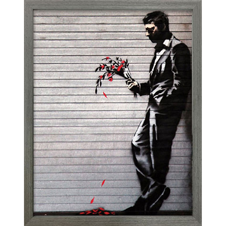 楽天市場】バンクシー Banksy ポスター アートパネル 絵画 インテリア