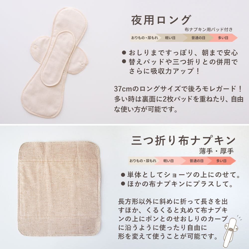 楽天市場】《ケア＆改善》布ナプキン おりもの 温活［ ナチュラル生活