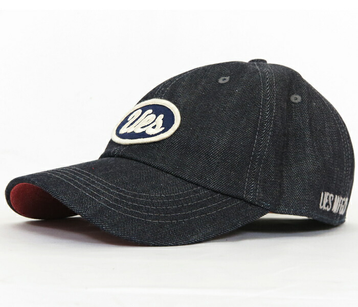 楽天市場】UES ウエス ワッペン デニム キャップ 「UES」 帽子 UES