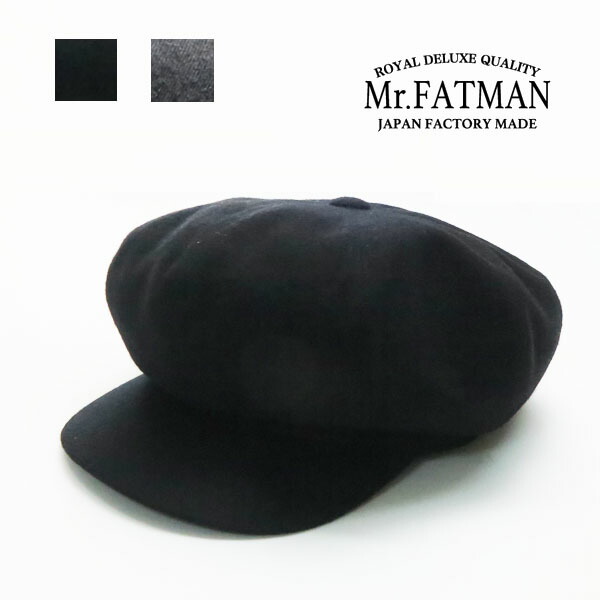 mr.FATMAN ジョニーキャスケットツイル黒 the fat hatter 楽天市場】Mr