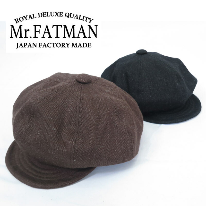 楽天市場】Mr.FATMAN ミスターファットマン 帽子 KEATON NEWSBOY CAP