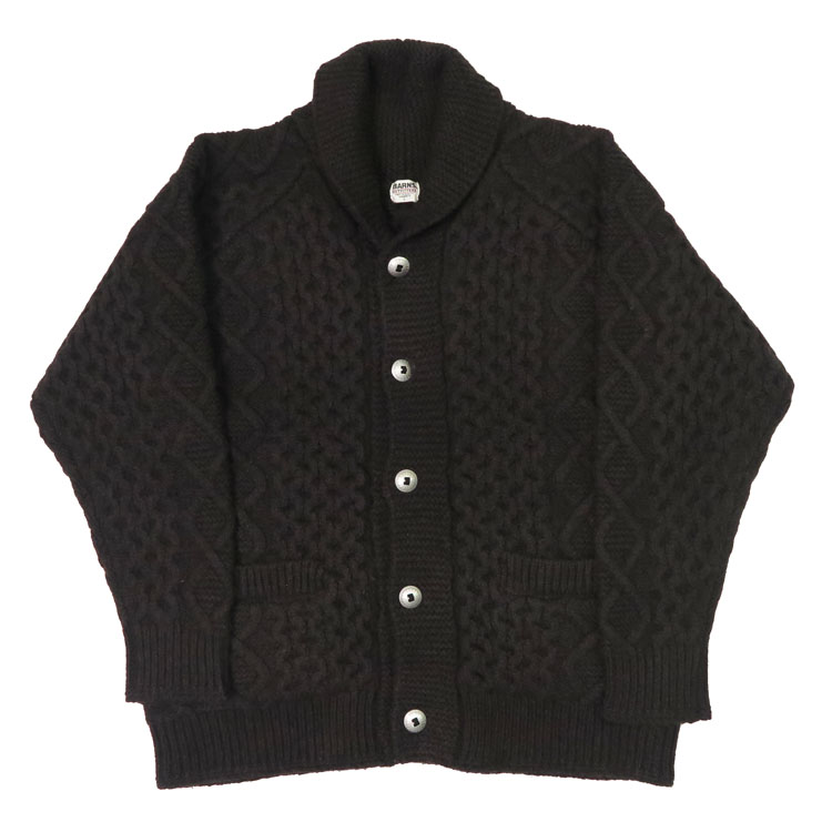 楽天市場】バーンズ BARNS シェットランドウール ショールカラー