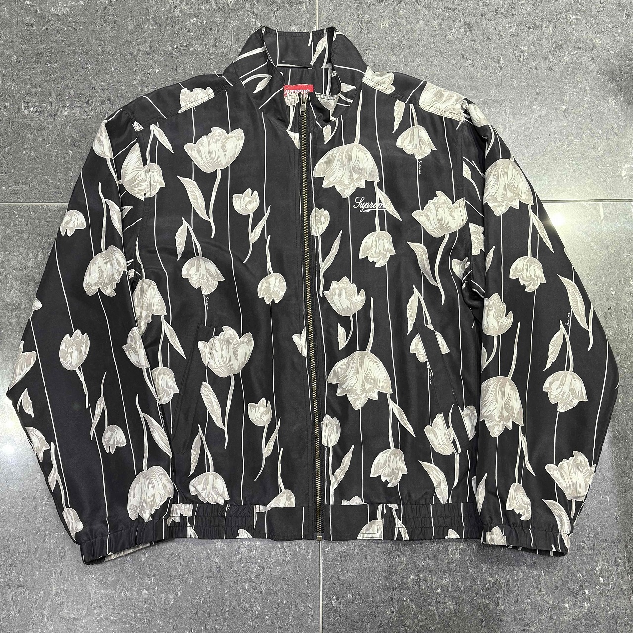 楽天市場】supreme floral silk track jacketの通販