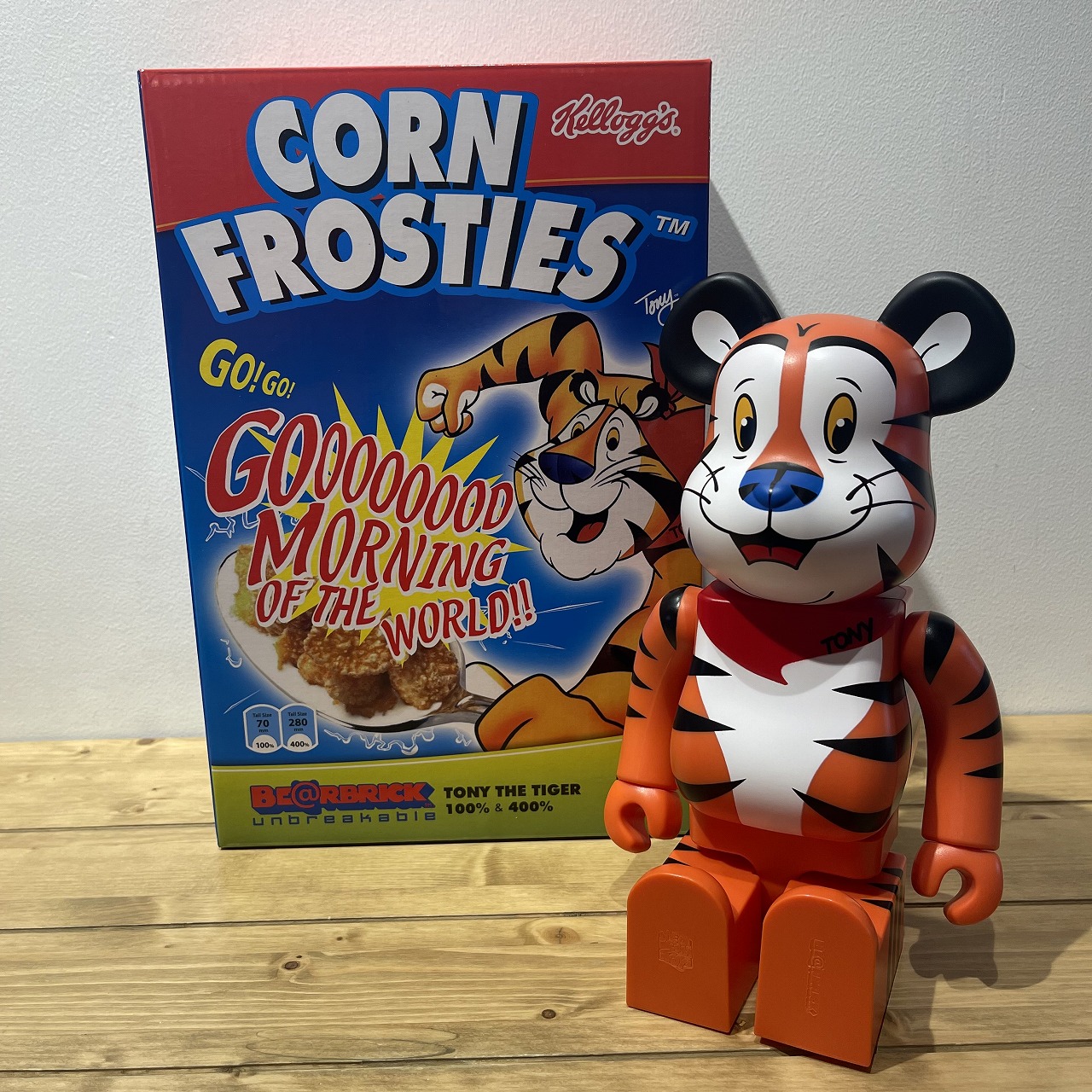 楽天市場】MEDICOM TOY 2019 BE@RBRICK TONY THE TIGER 100%&400