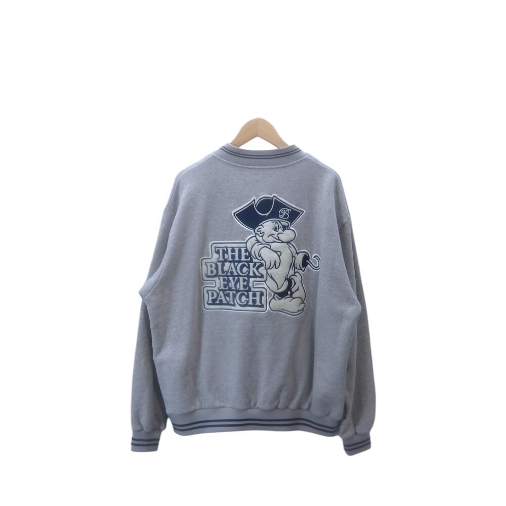 楽天市場】BLACK EYE PATCH 22aw OG PIRATE HALF ZIP GRAY サイズL