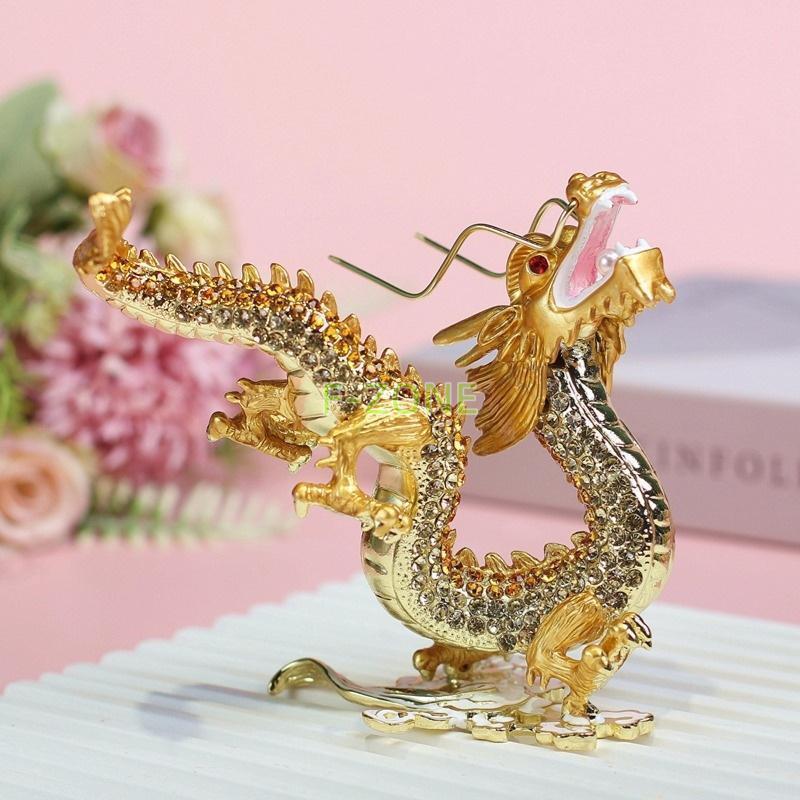 楽天市場】龍の置物 龍 置物 玄関 風水 開運グッズ ゴールド ドラゴン