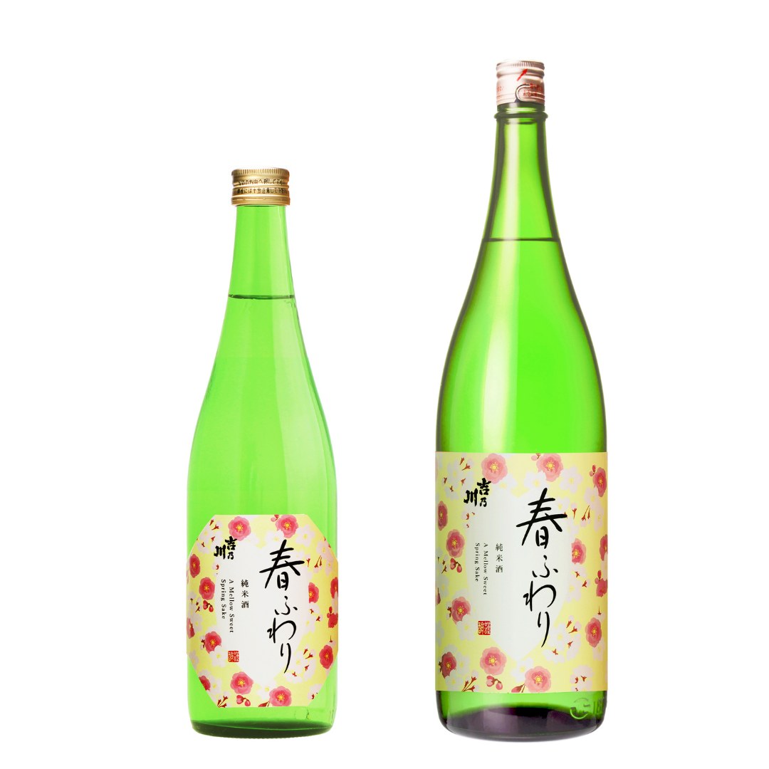 楽天市場】吉乃川 春ふわり 720ml 1800ml 純米酒 春の限定酒日本酒