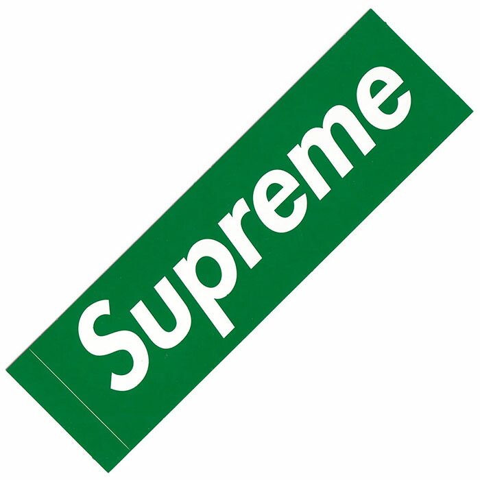 楽天市場】Supreme Green Box Logo Sticker シュプリーム グリーン