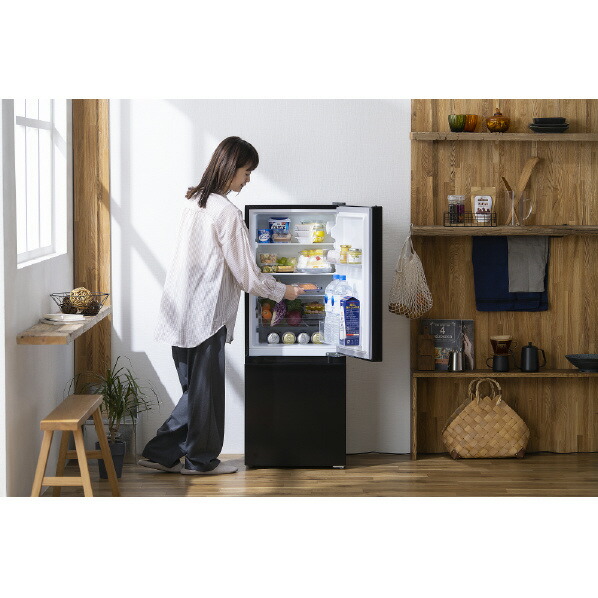 楽天市場】アイリスオーヤマ 【右開き】133L 2ドア冷蔵庫 ブラック