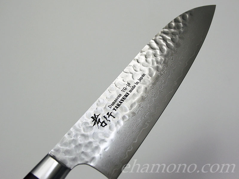 楽天市場】堺孝行 33層槌目ダマスカス 三徳包丁 180mm : e刃物.com