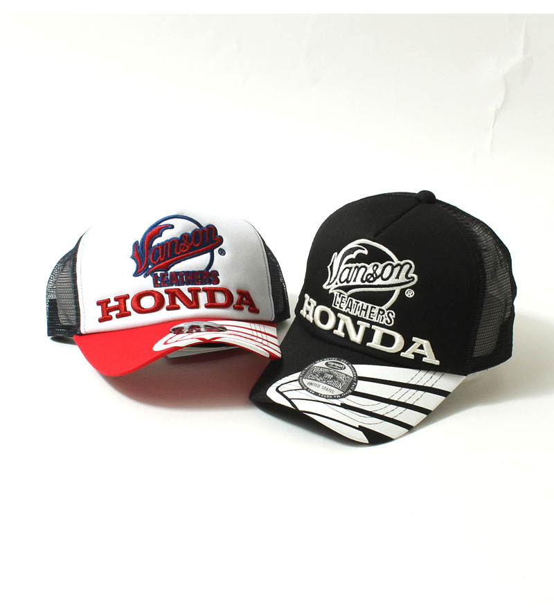 楽天市場】バンソン メッシュキャップ 帽子 HONDAコラボ アメカジ