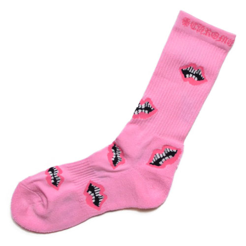 楽天市場】CHROME HEARTSCHOMPER SOCKS - PINKクロムハーツマッティ