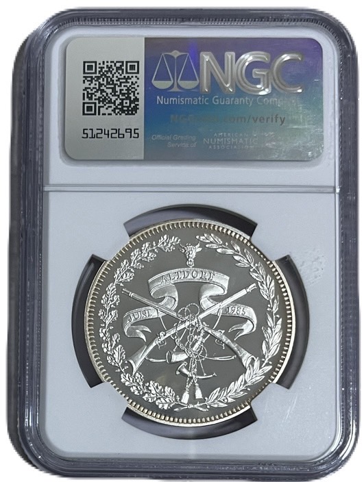 楽天市場】スイス 射撃祭 50フラン 記念銀貨 1985年 プルーフ PF68 NGC