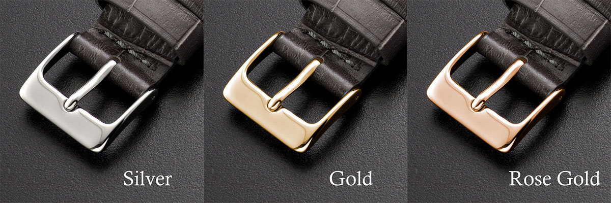 と*と様 ブラック グレー 腕時計用レザーベルト 2個セット と*と様