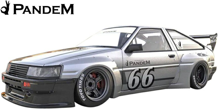楽天市場】【M's】トヨタ AE86 カローラレビン 後期 PANDEM リアピース