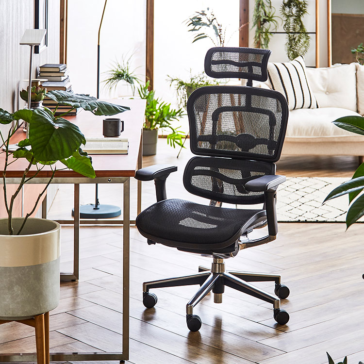 楽天市場】オフィスチェア メッシュ エルゴヒューマン ベーシックハイ