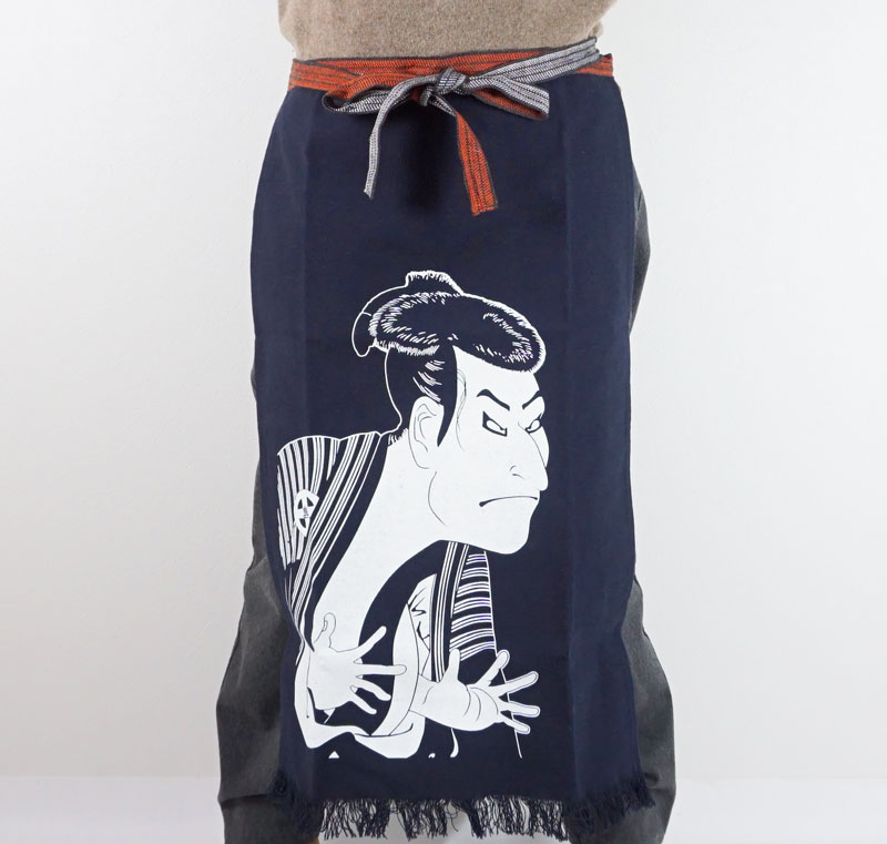 楽天市場】写楽 歌舞伎 浮世絵 帆前掛け メンズ 酒屋 八百屋