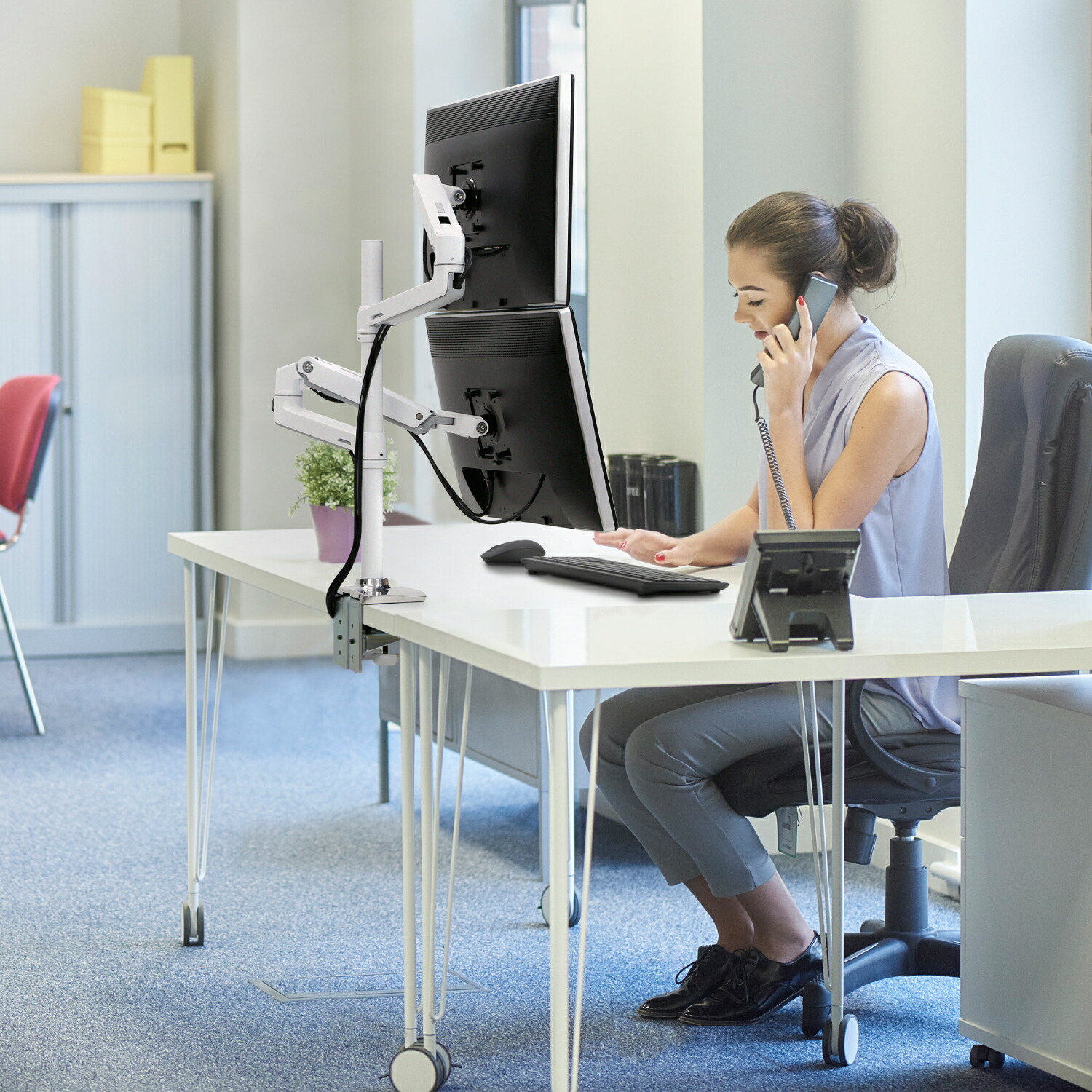 楽天市場】【モニターアーム】エルゴトロン LX デスクマウント