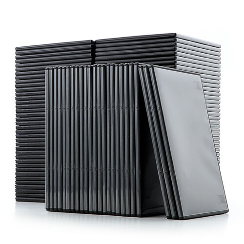 楽天市場】DVDケース スリムタイプ 1枚収納 トールケース 100枚 透明