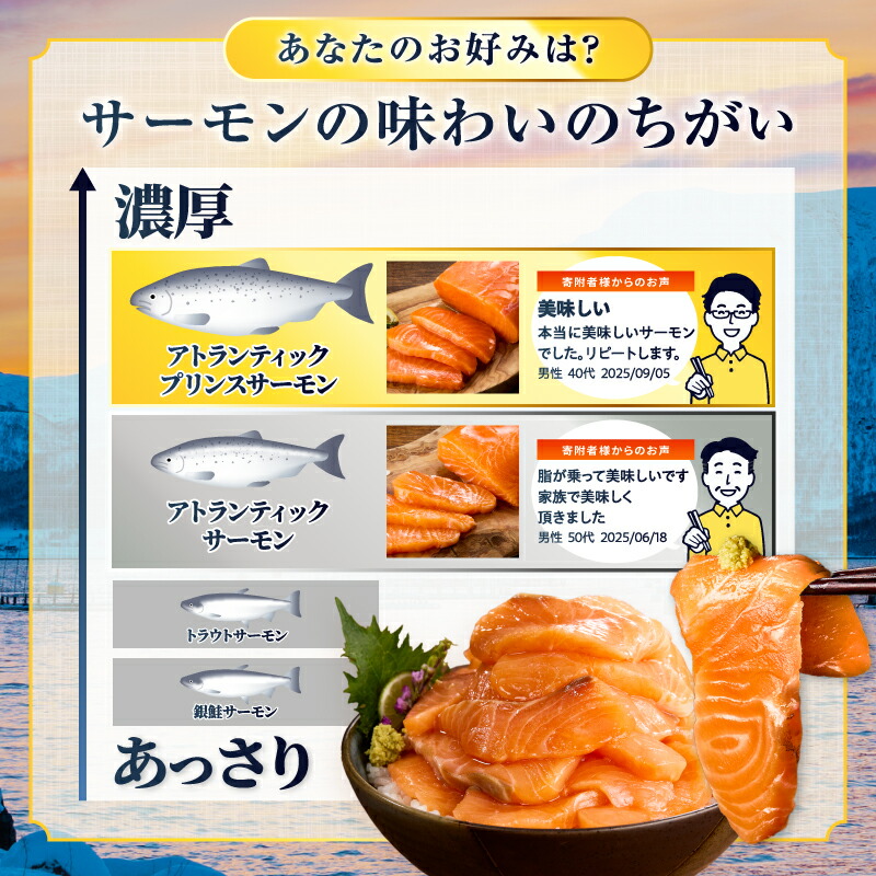 楽天市場】【ふるさと納税】【種類・内容量】プリンスサーモン or