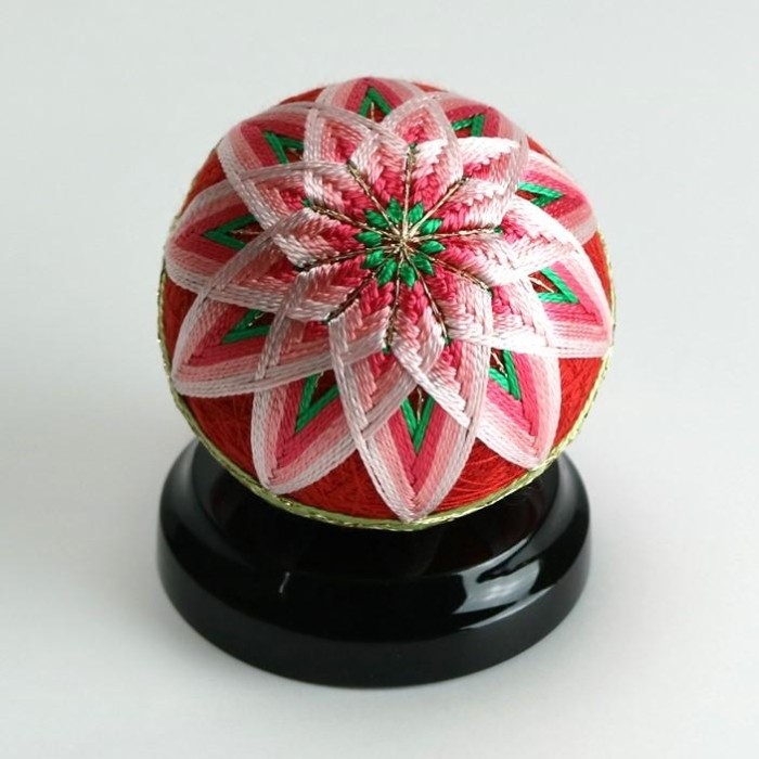 楽天市場】【ふるさと納税】【加賀手まり】花てまり・小（黒塗台